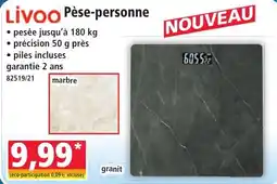 Norma Livoo Pèse-personne offre