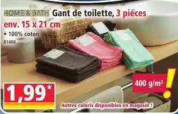 Norma HOME & BATH Gant de toilette offre