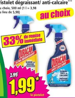Norma Ouragan dégraissant/anti-calcaire offre