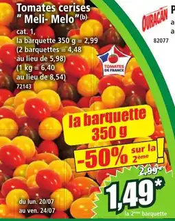 Norma OURAGAN Tomates cerises "Meli-Melo" offre