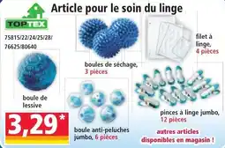 Norma TOPTEX boules de séchage offre