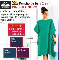 Norma SINSINO Poncho de bain 2 en 1 offre