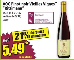 Norma Rittimann Pinot noir offre