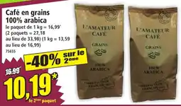 Norma L'AMATEUR Café en grains 100% arabica offre