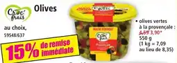 Norma Croc frais Olives offre