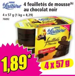 Norma Nestlé La Laitière Feuilleté Mousse offre