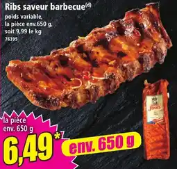 Norma Dane John's Ribs saveur barbecue offre