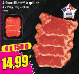 Norma 4 faux-filets à griller offre