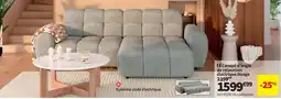 Conforama Canapé d'angle de relaxation électrique Nuage offre