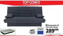 Conforama Banquette-lit Clic-Clac Porto offre