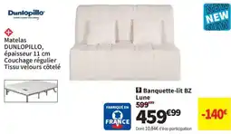 Conforama DUNLOPILLO Banquette-lit BZ Lune offre