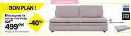 Conforama Banquette-lit convertible Fiesta offre