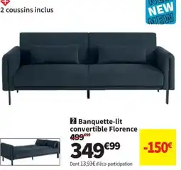 Conforama Banquette-lit convertible Florence offre