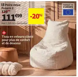 Conforama Poire relax Pesaro 2 offre