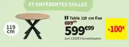 Conforama Table fixe offre