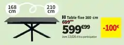 Conforama Table fixe offre