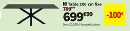 Conforama Table fixe offre