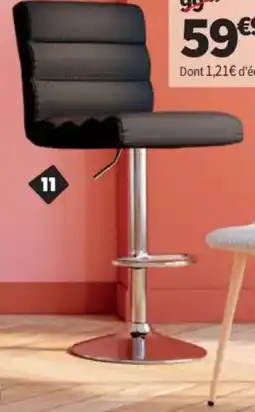 Conforama Tabouret de bar City offre