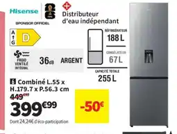 Conforama HISENSE Combiné offre