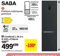 Conforama SABA Combiné offre