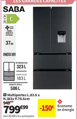 Conforama SABA Multiportes offre
