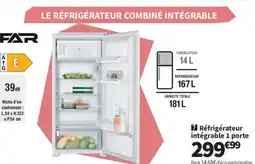 Conforama FAR Réfrigérateur intégrable 1 porte offre