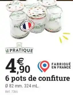 Espace emeraude LE PRATIQUE confiture offre