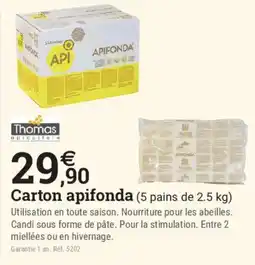 Espace emeraude APIFONDA Carton apifonda offre