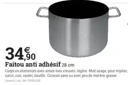 Espace emeraude Faitou anti adhésif offre