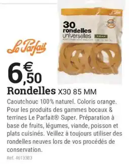 Espace emeraude Le Parfait Rondelles offre
