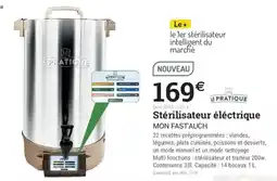 Espace emeraude LE PRATIQUE Stérilisateur électrique offre