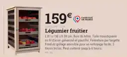 Espace emeraude Légumier fruitier offre
