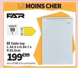 Conforama FAR Table top offre