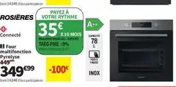 Conforama ROSIERES Four multifonction Pyrolyse offre