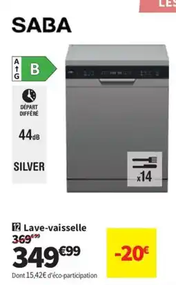 Conforama SABA Lave-vaisselle offre