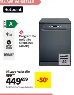 Conforama HOTPOINT Lave-vaisselle offre