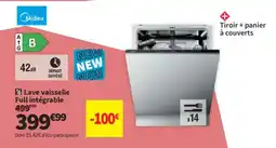Conforama MIDEA Lave vaisselle Full intégrable offre