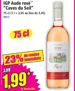 Norma Cave du seil igp aude rosé offre