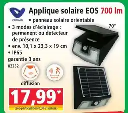 Norma Applique solaire eos 700 lm offre