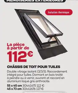 Gedimat Châssis de toit pour tuiles offre