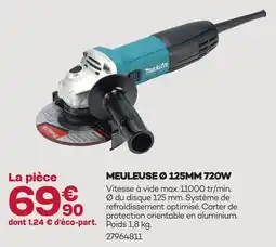 Gedimat Makita meuleuse ø 125mm 720w offre