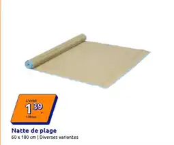 Action Natte de plage offre