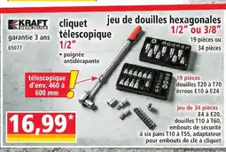 Norma Kraft cliquet télescopique 1/2 offre