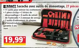 Norma Kraft werkzeuge sacoche avec outils de démontage, 27 pièces offre