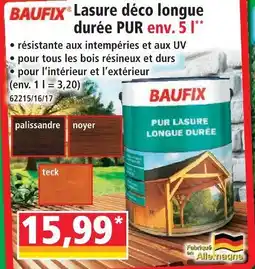 Norma Baufix lasure déco longue durée pur env. 5 l offre