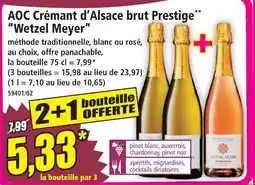 Norma Wetzel meyer aoc crémant d'alsace brut prestige offre