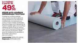 Gedimat Techteam bâche auto-adhésive imperméable offre