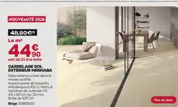 Gedimat Merhaba carrelage sol extérieur offre