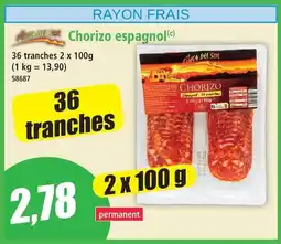 Norma Finca del sol chorizo espagnol offre