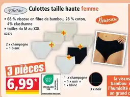 Norma Ellenor culottes taille haute femme offre
